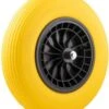 Merkloos Anti Lek Kruiwagenwiel 4.80/4.00-8 | Met As | Geel -Tuinverzorgings Winkel 1002x1200