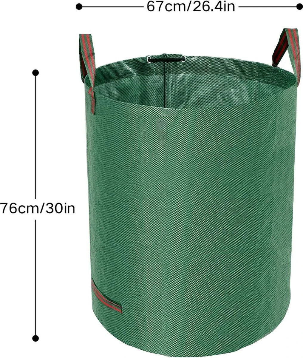 Tuin afvalzakken - 2 Stuks - Opvouwbare Afvalzak - Tuin afvalzak - Bladzakken - Waterstotend tuinafvalzak - 270L Tuin Afvalzakken - 2 Stuks - Opvouwbare Afvalzak - Tuin Afvalzak - Bladzakken - Waterstotend Tuinafvalzak - 270L -Tuinverzorgings Winkel 1016x1200 1