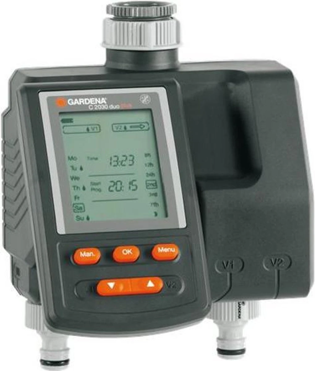 GARDENA Besproeiingsomputer MultiControl Duo - 3 besproeiingen per dag - 1min tot 3u 59min. GARDENA Besproeiingsomputer MultiControl Duo - 3 Besproeiingen Per Dag - 1min Tot 3u 59min. -Tuinverzorgings Winkel 1019x1200 1