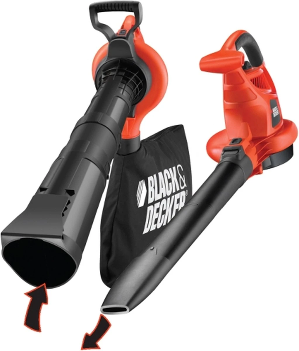 BLACK+DECKER GW3030-QS Bladblazer - 3000W - 50L opvangbak - 16:1 volumereductie Black & Decker BLACK+DECKER GW3030-QS Bladblazer - 3000W - 50L Opvangbak - 16:1 Volumereductie -Tuinverzorgings Winkel