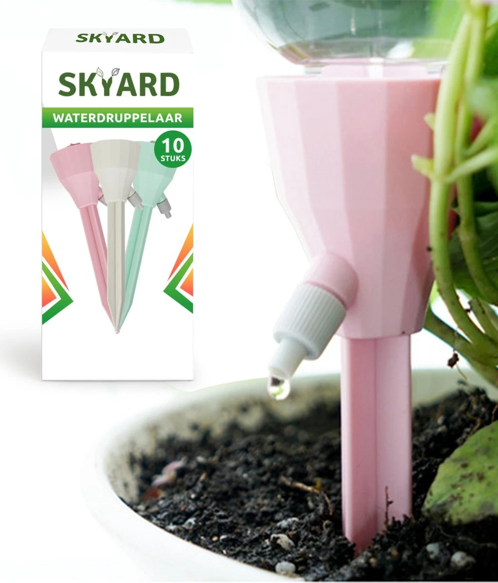 SKYARD® Waterdruppelaar Set van 10 – Watergeefsysteem geschikt Binnen (Kamerplanten) en Buiten – Bewateringssysteem met Instelbare Druppelsnelheid - Irrigatiesysteem - Planten Watergever - Waterbol SKYARD® Waterdruppelaar Set Van 10 – Watergeefsysteem Geschikt Binnen (Kamerplanten) En Buiten – Bewateringssysteem Met Instelbare Druppelsnelheid - Irrigatiesysteem - Planten Watergever - Waterbol -Tuinverzorgings Winkel 1024x1200 3