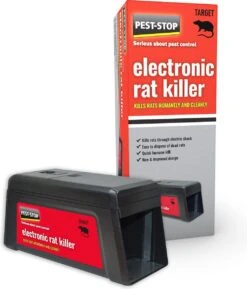 Pest-Stop - Elektrische Rattenval - Tegen Ratten En Muizen - Werkt Op Batterijen -Tuinverzorgings Winkel 1025x1200