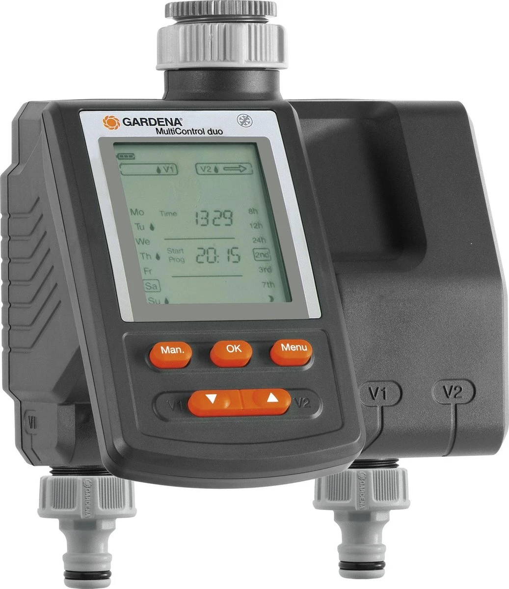GARDENA Besproeiingsomputer MultiControl Duo - 3 besproeiingen per dag - 1min tot 3u 59min. GARDENA Besproeiingsomputer MultiControl Duo - 3 Besproeiingen Per Dag - 1min Tot 3u 59min. -Tuinverzorgings Winkel 1037x1200 1