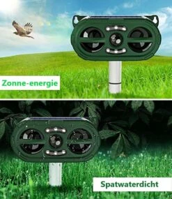 Steks® Kattenverjager 2023 Model - Kattenschrik - Katten Afweermiddel - Op Zonneenergie - Marterverjager - Op Batterijen - Met Adapter - Tuin - Ongedierte Verjager -Tuinverzorgings Winkel 1040x1200 2