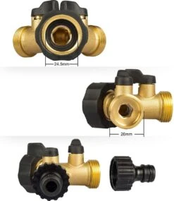 Sens Design Waterverdeler 2-weg – Messing – Past Op Europese Kranen -Tuinverzorgings Winkel 1040x1200 6