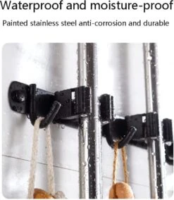 BOTC Bezemhouder - 5 Houders 6 Haken - Gereedschapshouder - Zeflklevend - Bezem Ophangsysteem - Ophanghaken - Tuingereedschap -Tuinverzorgings Winkel 1043x1200 1