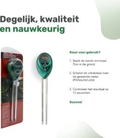 LBB 3 In 1 Soil Meter - PH Meter - Vocht Meter - Licht Meter - Universeel - Vochtigheidsmeter - Vochtmeter Planten -Tuinverzorgings Winkel 1046x1200 4