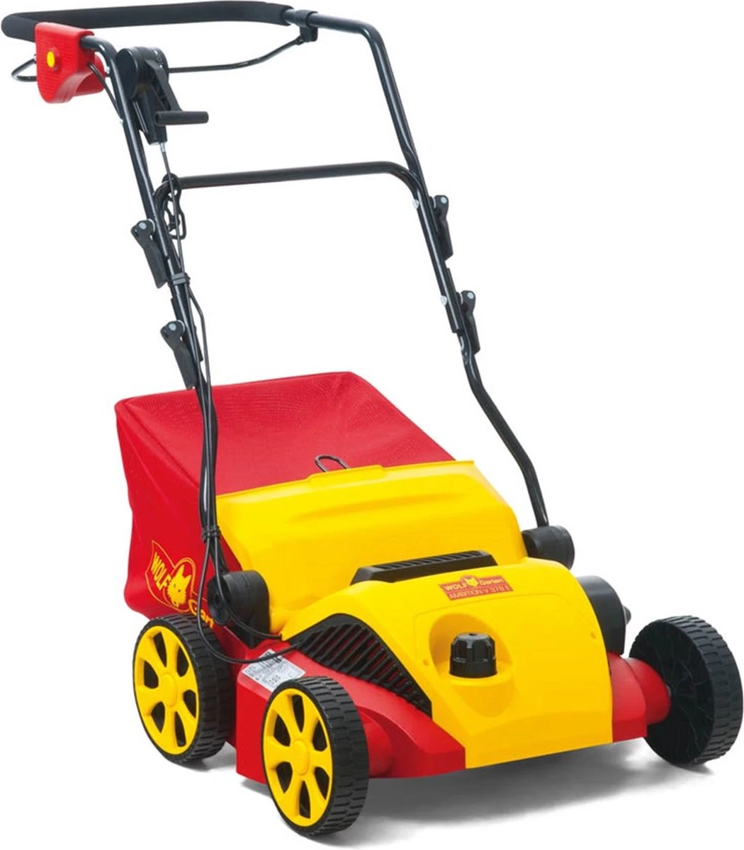WOLF-Garten Elektrische verticuteermachine VA 378 E - werkbreedte 37 cm - opvangzak 50 l - 1800 W motor - moshark - verticuteren - opvangen WOLF-Garten Elektrische Verticuteermachine VA 378 E - Werkbreedte 37 Cm - Opvangzak 50 L - 1800 W Motor - Moshark - Verticuteren - Opvangen -Tuinverzorgings Winkel