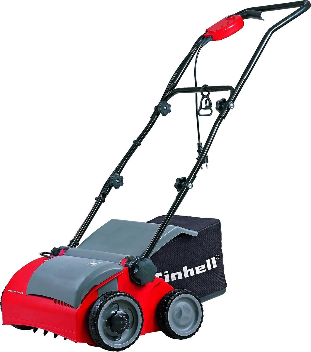 Einhell Verticuteerder en Beluchter RG-SA 1433 (1400 W - 33 cm werkbreedte - 3-voudige hoogteverstelling - 28 l - aanbevolen voor oppervlaktes tot 400 m²) Einhell Verticuteerder En Beluchter RG-SA 1433 (1400 W - 33 Cm Werkbreedte - 3-voudige Hoogteverstelling - 28 L - Aanbevolen Voor Oppervlaktes Tot 400 M²) -Tuinverzorgings Winkel 1061x1200 3