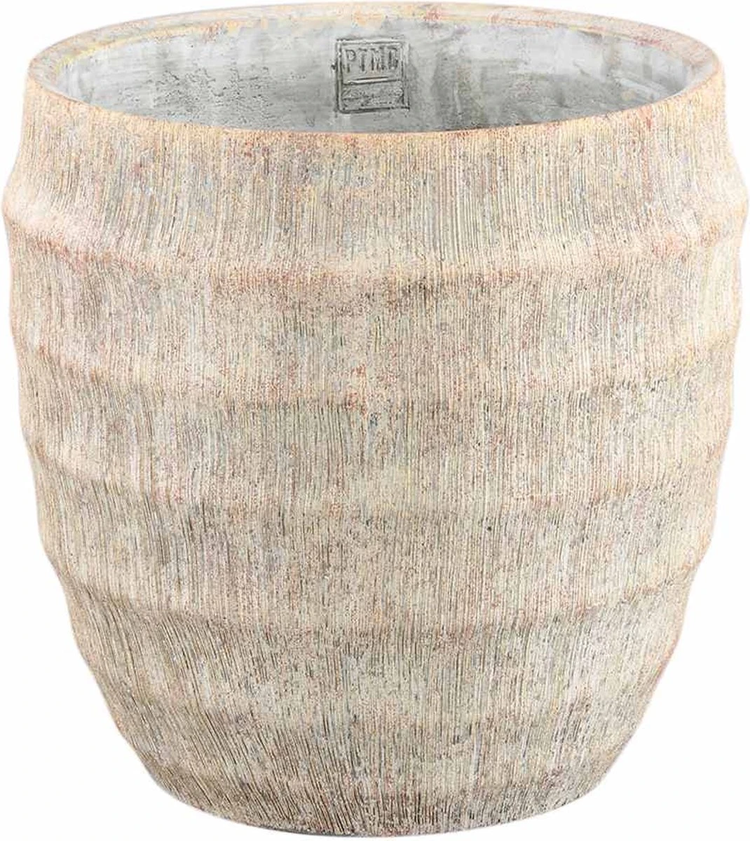 PTMD Sary Bloempot - 30 x 30 x 30 cm - Cement - Créme PTMD Sary Bloempot - 30 X 30 X 30 Cm - Cement - Créme -Tuinverzorgings Winkel 1070x1200 1