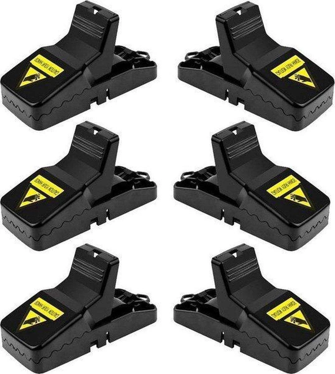 IGOODS Diervriendelijke Muizenval - Rattenval voor ongedierte - Muizenval Herbruikbaar - voor binnen en buiten - Muizenklem - Mouse trap - 6 STUKS IGOODS Diervriendelijke Muizenval - Rattenval Voor Ongedierte - Muizenval Herbruikbaar - Voor Binnen En Buiten - Muizenklem - Mouse Trap - 6 STUKS -Tuinverzorgings Winkel