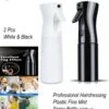 Merkloos Sibel Extreme Mist Verstuiver 160ml Zwart En Wit| Professional Hairdressing Plastic Fine Mist Spray Bottle - 2 Stucks -Tuinverzorgings Winkel 1081x1200 1