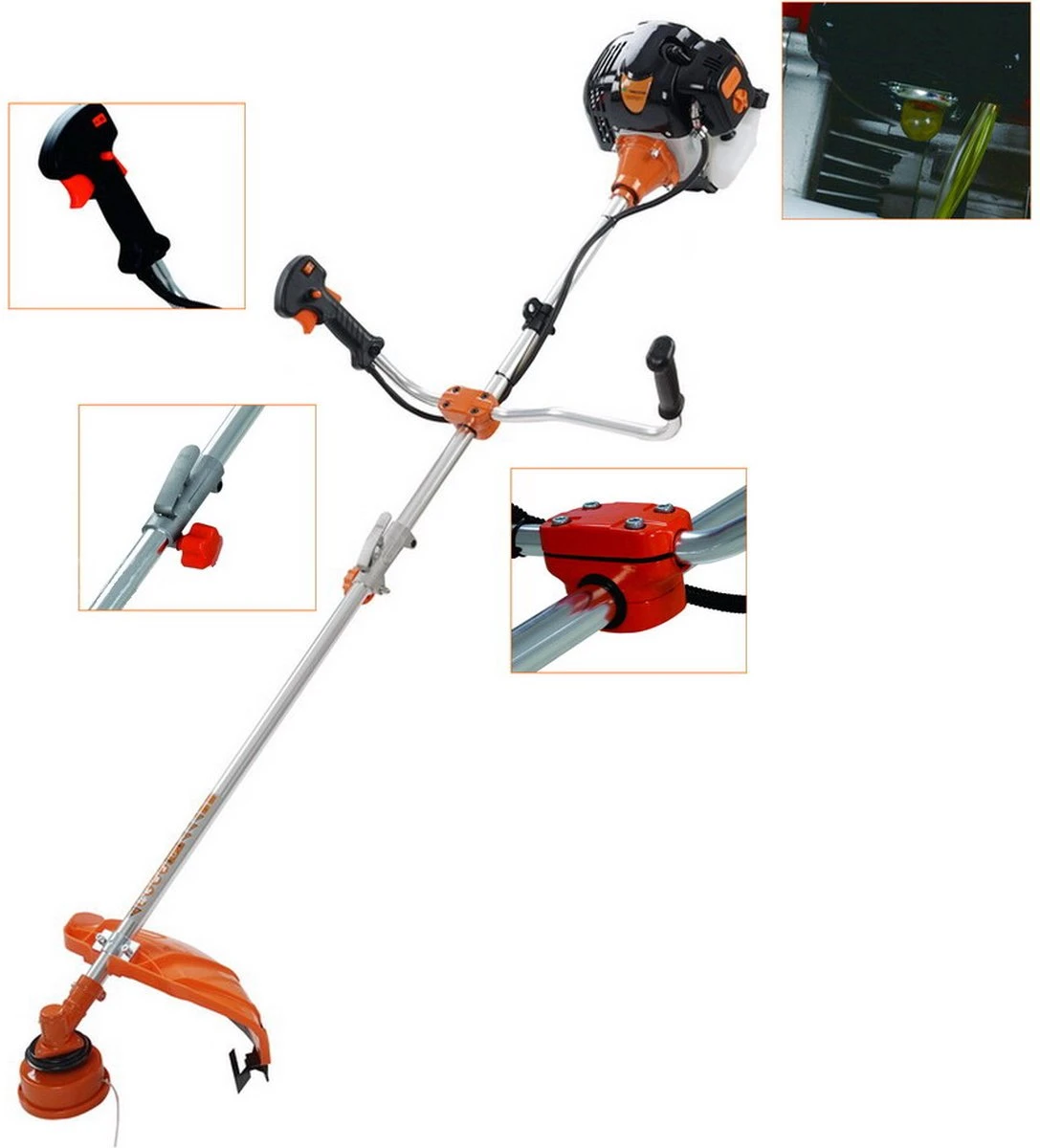 TIMBERPRO - Bosmaaier 2-in-1 - benzine - draad en mes - 52 cm³ - 3,0 PK. TIMBERPRO - Bosmaaier 2-in-1 - Benzine - Draad En Mes - 52 Cm³ - 3,0 PK. -Tuinverzorgings Winkel 1087x1200 1