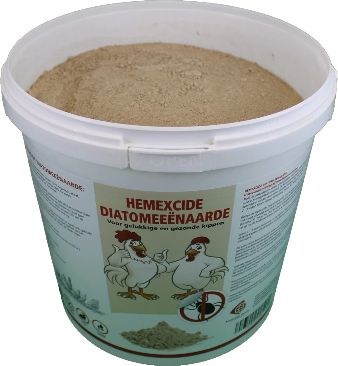 Diatomeeënaarde 10 liter poeder - Hemexcide - bloedluis - kippen Diatomeeënaarde 10 Liter Poeder - Hemexcide - Bloedluis - Kippen -Tuinverzorgings Winkel 1107x1200 1