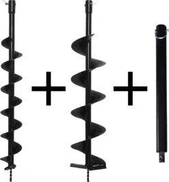 Kibani Grondboor 52cc Benzine + Grondboren Set 60 Mm + 80 Mm + 100 Mm + 150 Mm + 2 Verlengstukken - Palenboor - Grondboor Machine -Tuinverzorgings Winkel 1111x1200 1