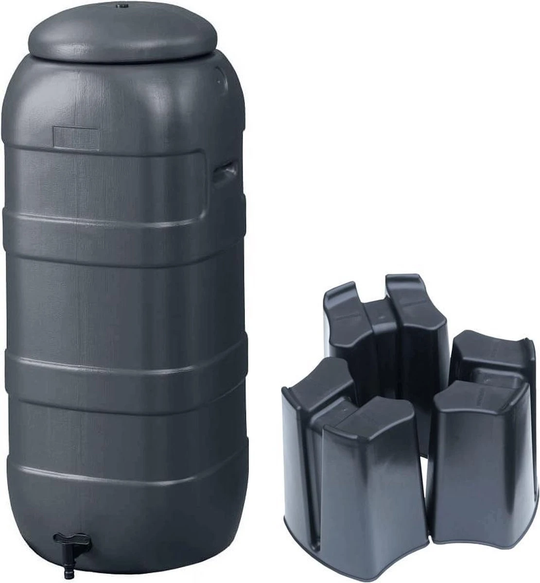 Regenton Rainsaver Antraciet 100 liter + Voet Regenton Rainsaver Antraciet 100 Liter + Voet -Tuinverzorgings Winkel 1111x1200 3