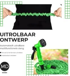 Uitrekbare Tuinslang Tot 15 Meter Van MD-goods ® - Tuinsproeier - Tuin Besproeien - Waterslang - Sproeikop - Groen - Flexibel Elastisch 6 Uitrekbare Tuinslang Tot 15 Meter Van MD-goods ® - Tuinsproeier - Tuin Besproeien - Waterslang - Sproeikop - Groen - Flexibel Elastisch -Tuinverzorgings Winkel 1114x1200 3
