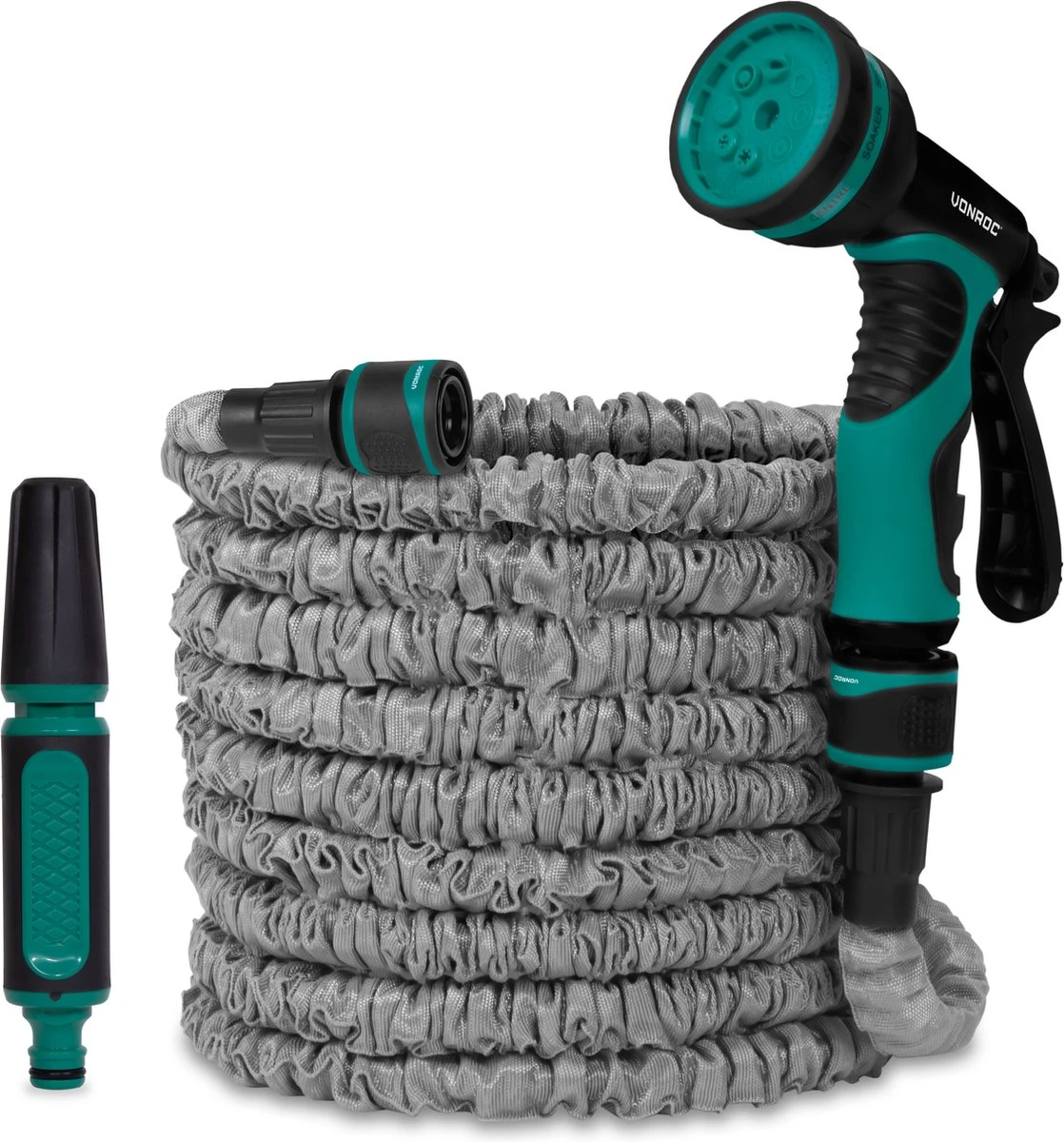 VONROC Tuinslang – Uitrekbare tuinslang 20 meter – Incl. aansluitingen, muursteun, spuitstuk en broespistool VONROC Tuinslang – Uitrekbare Tuinslang 20 Meter – Incl. Aansluitingen, Muursteun, Spuitstuk En Broespistool -Tuinverzorgings Winkel 1118x1200 4