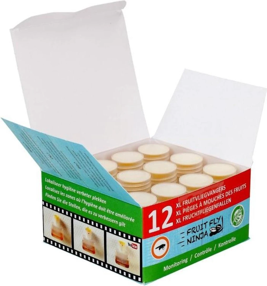 Super Ninja - Fruit Fly Ninja® - Fruitvliegjes vanger - 100% natuurlijk en Milieu verantwoordelijk - 12 Pack Super Ninja - Fruit Fly Ninja® - Fruitvliegjes Vanger - 100% Natuurlijk En Milieu Verantwoordelijk - 12 Pack -Tuinverzorgings Winkel 1121x1200 4