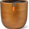 Capi Europe - Bloempot Bol Retro XL - 42x41 - Goud - Bloempot Voor Binnen - Opening ⌀36 - RTG933