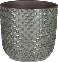 Mica Decorations Daan Bloempot - H17,5 X Ø19 Cm - Groen -Tuinverzorgings Winkel 1129x1200 3