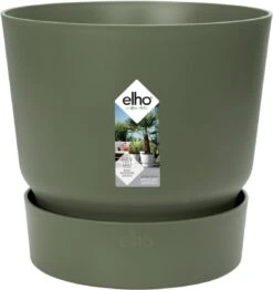 Elho Greenville Rond 30 - Grote Bloempot Voor Buiten - Gemaakt Van Gereycled Plastic - Ø 29.5 X H 27.8 Cm - Blad Groen -Tuinverzorgings Winkel 1133x1200 6