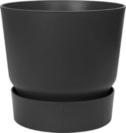 Elho Greenville Rond 40 - Grote Bloempot Voor Buiten - Gemaakt Van Gereycled Plastic - Ø 39.0 X H 36.8 Cm - Living Black -Tuinverzorgings Winkel 1134x1200 6