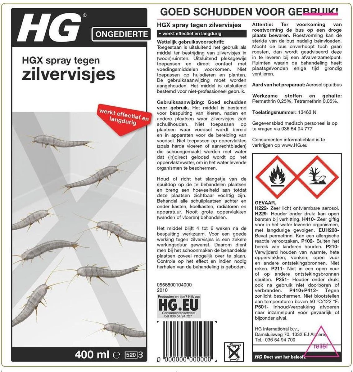 HGX spray tegen zilvervisjes - 13463N - 400ml - effectief tegen zilvervisjes - vlekvrij - werkt tot 6 weken HGX Spray Tegen Zilvervisjes - 13463N - 400ml - Effectief Tegen Zilvervisjes - Vlekvrij - Werkt Tot 6 Weken -Tuinverzorgings Winkel 1137x1200 2