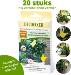 Decofixer - Vliegjes In Plant Vanger - Rouwvliegjes Bestrijden - Varenrouwmug Plakstrips - Plakkaartjes - Vangplaatjes - Potgrondvliegjes -20 Stuks 8 Decofixer - Vliegjes In Plant Vanger - Rouwvliegjes Bestrijden - Varenrouwmug Plakstrips - Plakkaartjes - Vangplaatjes - Potgrondvliegjes -20 Stuks -Tuinverzorgings Winkel 1138x1200 2
