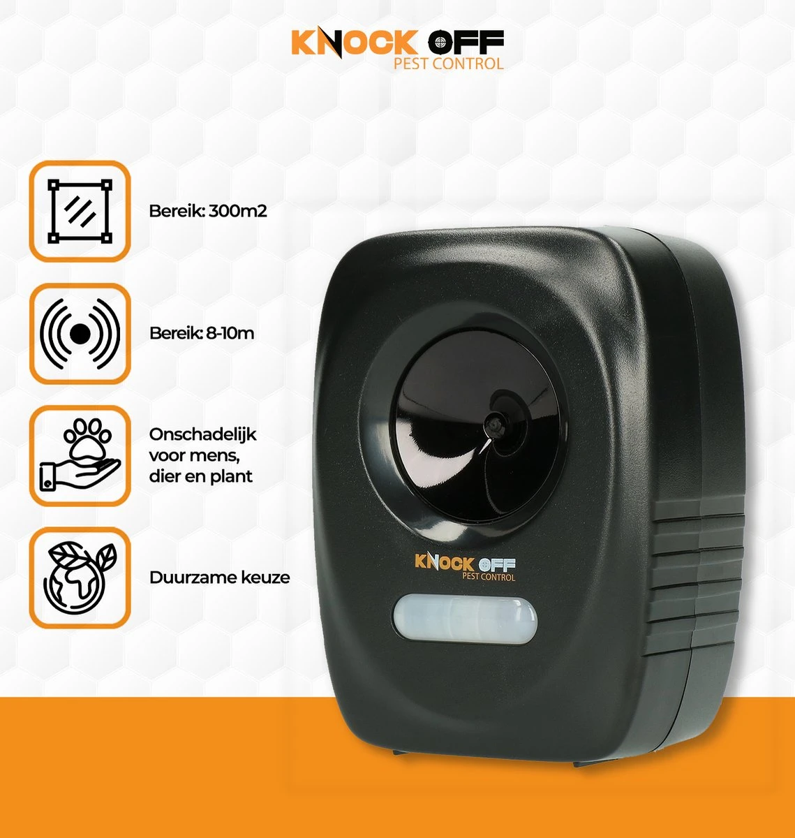 Knock Off Animal Repeller – Ultrasone verjager – Dierenverjager – Kattenverjager – Ongedierteverjager – Op batterijen – 300m2 bereik – Verschillende ultrasoon instellingen Knock Off Animal Repeller – Ultrasone Verjager – Dierenverjager – Kattenverjager – Ongedierteverjager – Op Batterijen – 300m2 Bereik – Verschillende Ultrasoon Instellingen -Tuinverzorgings Winkel 1139x1200 2