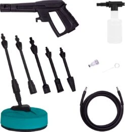 VONROC Hogedrukreiniger V14-2 - 1400W – 110 Bar – 390 L/h – Incl. 5m Slang, Reinigingsmiddelen Flesje, Terrasreiniger En Meer 8 VONROC Hogedrukreiniger V14-2 - 1400W – 110 Bar – 390 L/h – Incl. 5m Slang, Reinigingsmiddelen Flesje, Terrasreiniger En Meer -Tuinverzorgings Winkel 1142x1200 2