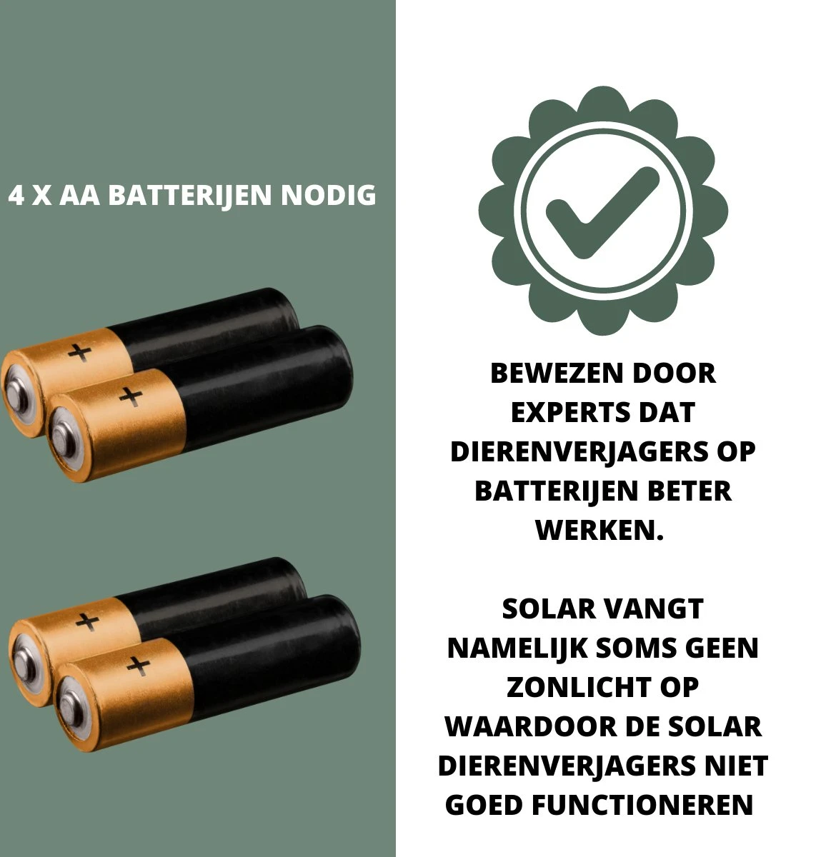 Niceey Kattenverjager - Ultrasone Verjager- Kattenschrik - Vogelverjager - Marterverjager - Ongedierte Verjager - Op Batterijen - Waterdicht - Extra Groot Bereik Niceey Kattenverjager - Ultrasone Verjager- Kattenschrik - Vogelverjager - Marterverjager - Ongedierte Verjager - Op Batterijen - Waterdicht - Extra Groot Bereik -Tuinverzorgings Winkel 1142x1200 3