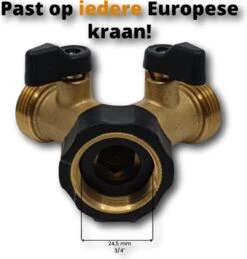 Horvitus Waterverdeler 2 Weg - Y Stuk Kraan Splitter - Voor Europese Kranen - Messing -Tuinverzorgings Winkel 1143x1200 12