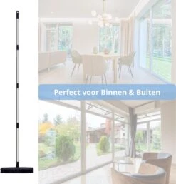 De Blaffende Kat 2 In 1 Rubberen Bezem – Bezem Binnen & Buiten – Vloerwisser Met Steel - Vloertrekker – Veger - Extra Lang 160cm -Tuinverzorgings Winkel 1149x1200 3