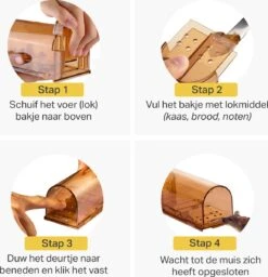 Vivid Green Diervriendelijke Muizenval Voor Binnen & Buiten - Muizenvallen - Muizenverjager - Mouse Trap - 2 Pack - Oranje -Tuinverzorgings Winkel 1157x1200 5