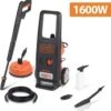 Black & Decker BLACK+DECKER Hogedrukreiniger BXPW1600PE - 1600 Watt - 125 Bar - 420 L/u - Verrijdbaar -Tuinverzorgings Winkel 1158x1200