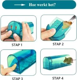 Diervriendelijke Muizenval: Multi Use Trap Blauw - 100% Pakkans - Sterke Muizenval - Muizenverjager - Voor Binnen En Buiten - Levend Muizen Vangen - Ongedierteval - Ongediertebestrijding -Tuinverzorgings Winkel 1162x1200 3