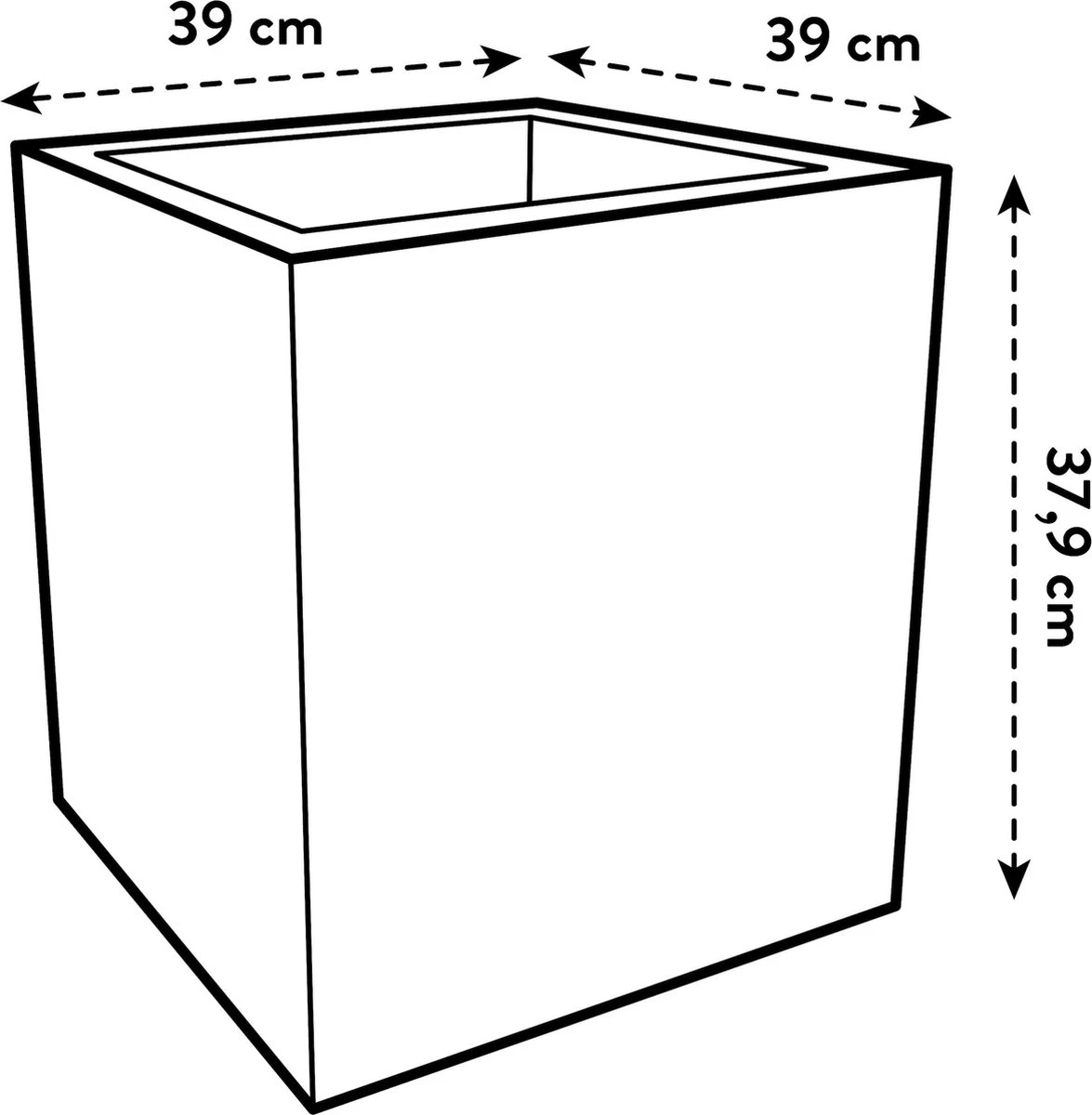 Elho Vivo Next Vierkant 40 - Plantenbak voor Binnen & buiten - Ø 39.0 x H 37.9 cm - Zwart/Living Black Elho Vivo Next Vierkant 40 - Plantenbak Voor Binnen & Buiten - Ø 39.0 X H 37.9 Cm - Zwart/Living Black -Tuinverzorgings Winkel 1175x1200 4