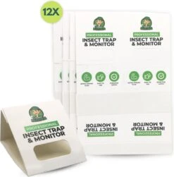 VerminBuster Zilvervisjesvallen 12 Stuks - Zilvervisjes - Insectenval - Kakkerlakval - Bedwantsen - Mieren