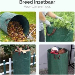 Goliving Tuinafvalzak - Set Van 2- Tuinafvalzakken Opvouwbaar - Tuinzak - Tuinafvalemmer - 2x 280 Liter - Groen -Tuinverzorgings Winkel 1189x1200 1