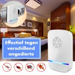 Muizenverjager Ultrasone Binnen - Ongedierte Verjager - Muizenval Voor Binnen - Wit - 2 Stuks + Ongedierte Preventieboekje 6 Muizenverjager Ultrasone Binnen - Ongedierte Verjager - Muizenval Voor Binnen - Wit - 2 Stuks + Ongedierte Preventieboekje -Tuinverzorgings Winkel 1189x1200 10