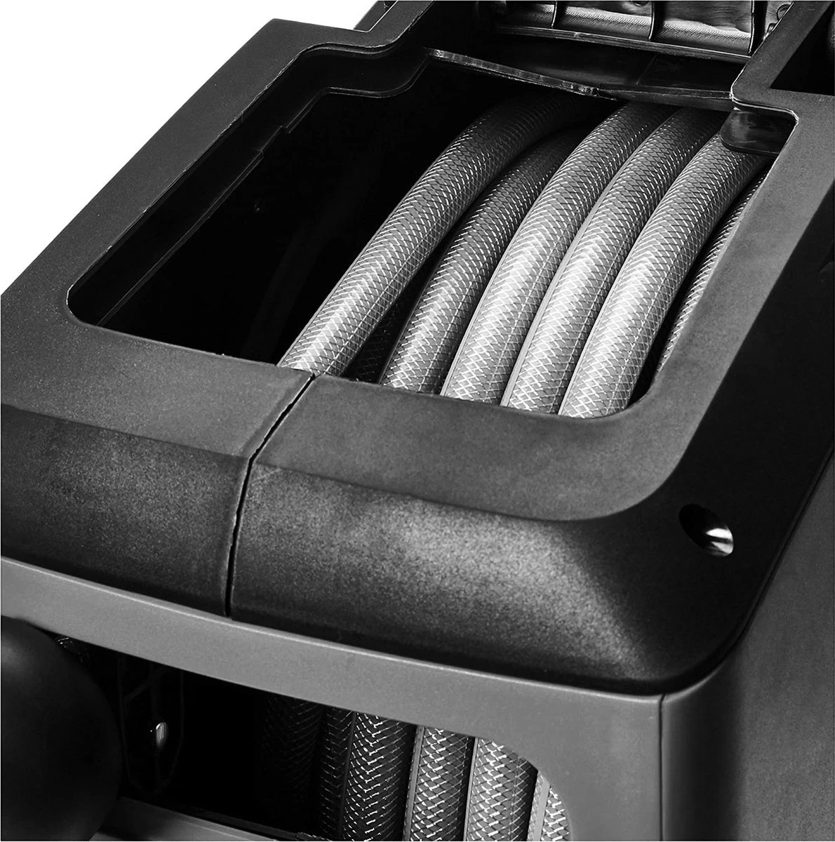 CoolHome - Wandslangenbox 20 meter + 2 meter - Tuinslang met haspel- Slangenhouder 180° Draaibaar - Tuinslanghaspel Zwart - Grijs CoolHome - Wandslangenbox 20 Meter + 2 Meter - Tuinslang Met Haspel- Slangenhouder 180° Draaibaar - Tuinslanghaspel Zwart - Grijs -Tuinverzorgings Winkel 1190x1200 5