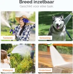 Goliving Tuinslang Flexibel - 30 Meter - Uitrekbare Tuinslang Sproeier - Tuinsproeier - Zwart - Acht Standen - Met Opbergtas -Tuinverzorgings Winkel 1195x1200 16
