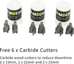 T-Mech Slotkast Frees – Freesmal Deurslot - Inclusief 6 Hardmetalen Frezen - 43 Cm H X 20 Cm B X 15 Cm D - Nauwkeurige Frees In 5 Minuten -Tuinverzorgings Winkel 1200x1039