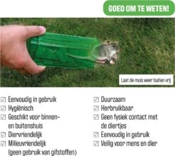 Forgoods Muizenval - Diervriendelijke Muizenvallen Voor Binnen En Buiten - 2 Stuks - Met Schoonmaakborstel - Model 2023 9 Forgoods Muizenval - Diervriendelijke Muizenvallen Voor Binnen En Buiten - 2 Stuks - Met Schoonmaakborstel - Model 2023 -Tuinverzorgings Winkel 1200x1070 4