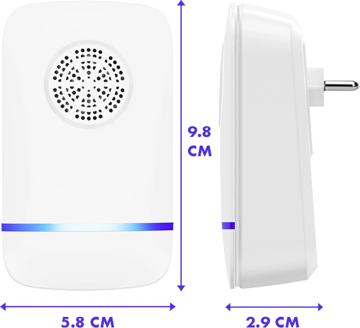 Muizenverjager Ultrasone Binnen - Ongedierte Verjager - Muizenval Voor Binnen - Wit - 2 stuks + Ongedierte Preventieboekje Muizenverjager Ultrasone Binnen - Ongedierte Verjager - Muizenval Voor Binnen - Wit - 2 Stuks + Ongedierte Preventieboekje -Tuinverzorgings Winkel 1200x1094 5