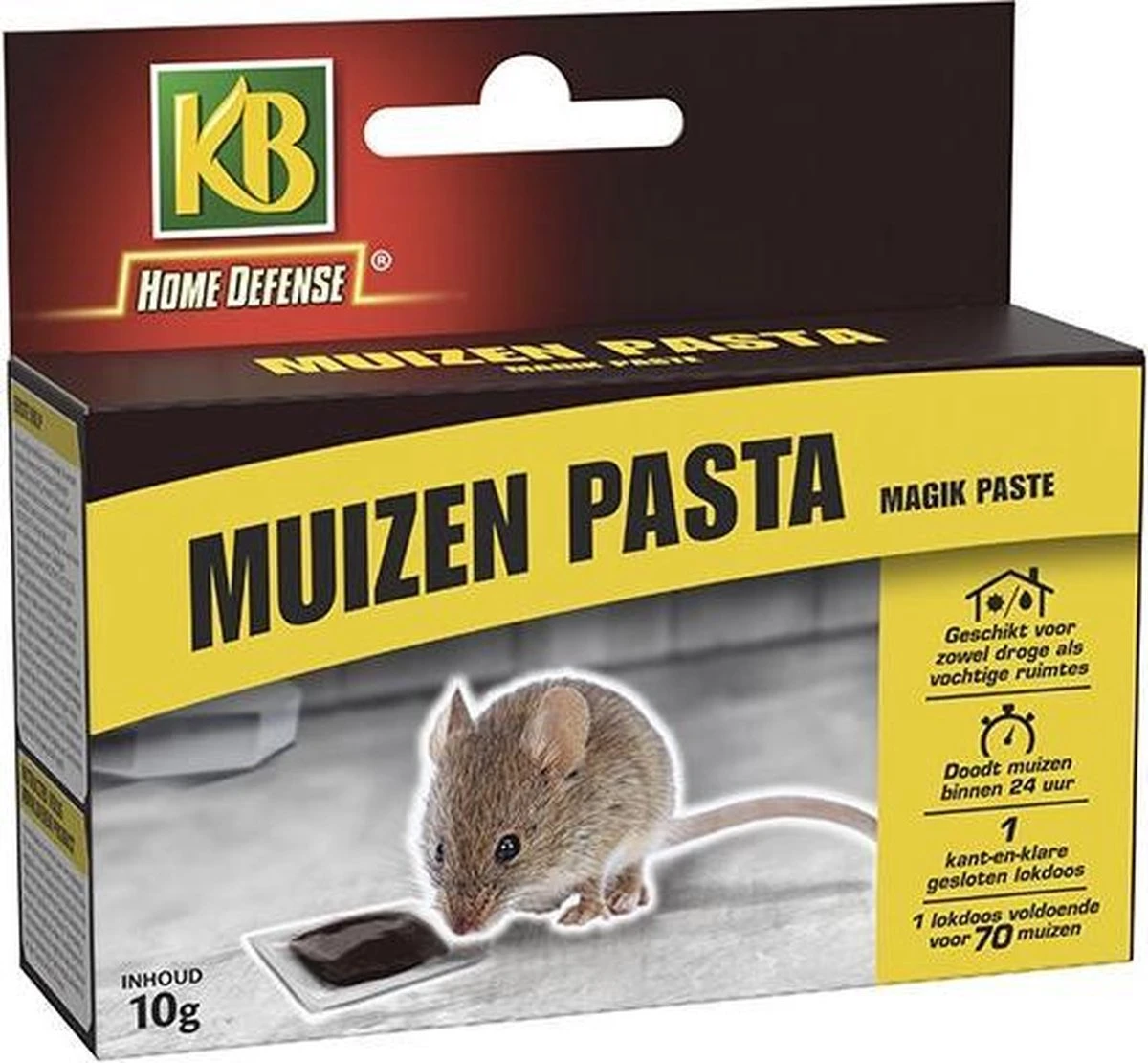 KB Home Defense Muizenlokdoos Magik Paste (pasta) - Muizenval - Muizen pasta (10g) voldoende voor 70 muizen - 1 stuk - Muizengif - Werkt binnen 24 uur KB Home Defense Muizenlokdoos Magik Paste (pasta) - Muizenval - Muizen Pasta (10g) Voldoende Voor 70 Muizen - 1 Stuk - Muizengif - Werkt Binnen 24 Uur -Tuinverzorgings Winkel 1200x1110 1
