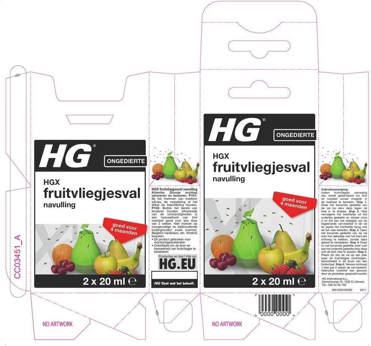 HGX fruitvliegjesval navulling - 2 x 20ml - effectieve bestrijdingsmiddel HGX Fruitvliegjesval Navulling - 2 X 20ml - Effectieve Bestrijdingsmiddel -Tuinverzorgings Winkel 1200x1118 4
