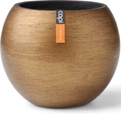 Capi Europe - Vaas Bol Retro - 30x25 - Goud - Bloempot Voor Binnen - BRTG104 -Tuinverzorgings Winkel 1200x1129 5