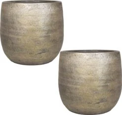 Luxe Plantenpot/bloempot Goud Mira Van Keramiek 24 Cm - Keramische Plantenpotten/plantenbakken -Tuinverzorgings Winkel 1200x1131 6
